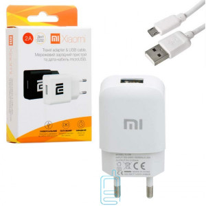 Сетевое зарядное устройство Xiaomi YJ-06 1USB 2.0A micro-USB white