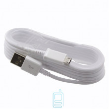 Micro USB кабель 1.5m тканевый белый