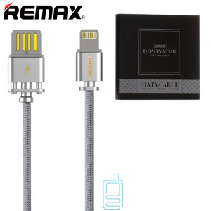 USB Кабель Remax Dominator RC-064i Lightning сріблястий
