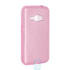 Чохол силіконовий Shine Samsung J1 2016 J120 рожевий
