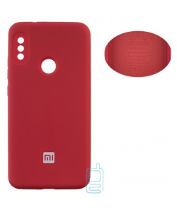Чохол Silicone Cover Full Xiaomi Redmi 6 Pro, Mi A2 Lite червоний