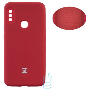 Чохол Silicone Cover Full Xiaomi Redmi 6 Pro, Mi A2 Lite червоний
