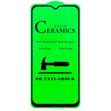 Захисне скло Ceramics Anti-shock Samsung A01 2020 A015 black тех.пакет