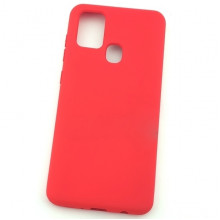 Силиконовый Чехол Samsung Galaxy A21s A217 – Full Cover (Красный)