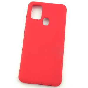 Силиконовый Чехол Samsung Galaxy A21s A217 – Full Cover (Красный)