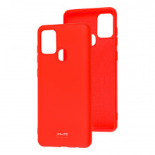 Чехол силиконовый Samsung Galaxy A21s A217 – Smtt (Красный)