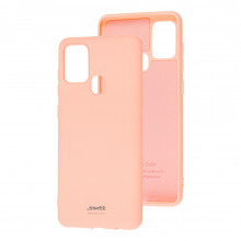 Чехол силиконовый Samsung Galaxy A21s A217 – Smtt (Розовый)