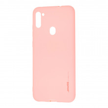 Чехол силиконовый SMTT Samsung M11 2020 M115 розовый