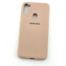 Силіконовий Чохол Samsung M11 2020 M115 - Full Cover (Персиковий)