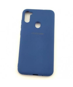 Силиконовый Чехол Samsung M11 2020 M115 – Full Cover (Синий)