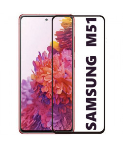 3D Скло Samsung M51 (M515) - Full Glue (повний клей)