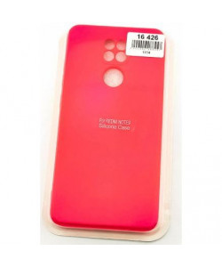 Чехол Silicone Case Xiaomi Redmi Note 9 – Малиновый