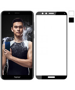Скло Huawei Honor 7X - Full Glue (Клей по всій поверхні)