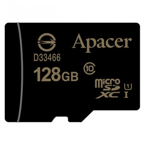 Карта памяти 128 Gb MicroSD Apacer Class 10 + Адаптер