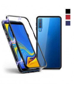 Магнітний чохол для Samsung A7 2018 Magnetic Case - OneLounge Glass