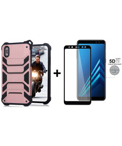 Чохол + 5D Скло Samsung A8 2018 (Комплект)