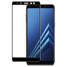 Стекло Samsung A8+ 2018 – Full Glue (Клей по всей поверхности)