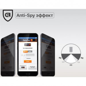 Защитное стекло Samsung Galaxy S10e Privacy Anti-Spy (Конфиденциальное)