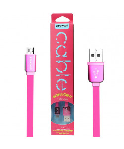 USB Кабель Micro USB AWEI CL-900 (Розовый)